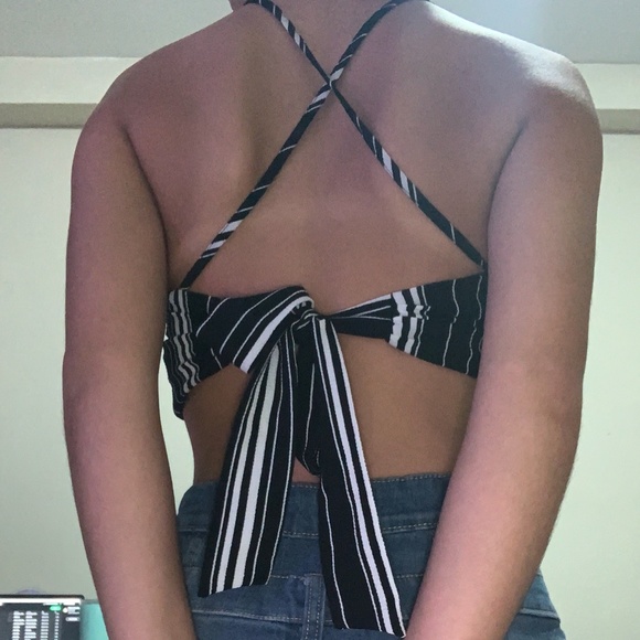 Revamped by Sirens Halter Top Black - Picture 2 of 3